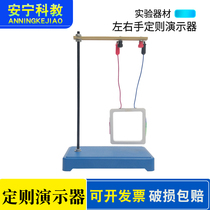 Left and right hand rule demonstrator electromagnetism Lorentz magnetic experiment laboratory supplies