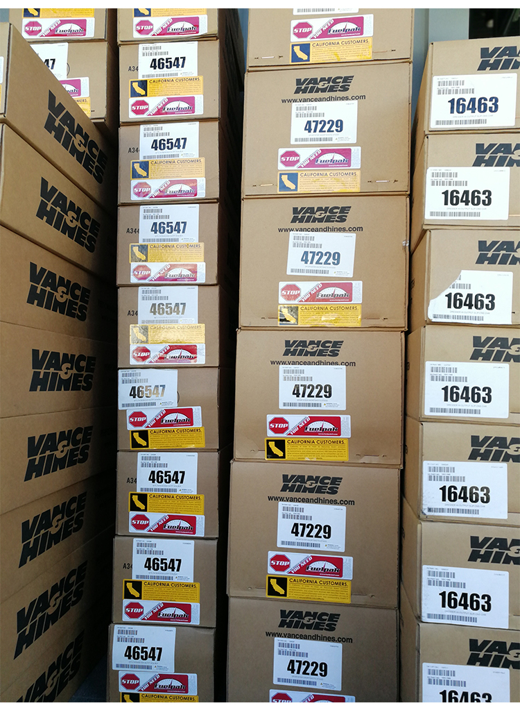 Mỹ nhập khẩu thương hiệu V & H VH Harley xe máy 18 đuôi mềm chrome phần ống xả - Ống xả xe máy pô xe wave