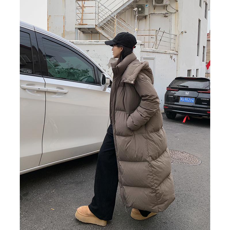 Extra-Long down Jacket for Women, Winter 2025 New Style, High-End, Knee-Length to Ankle-Length, Korean Style, Warm, Large Quilt