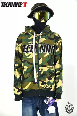 Special offer American TECHNINE T9 camouflage snowboard hoodie street trend brand