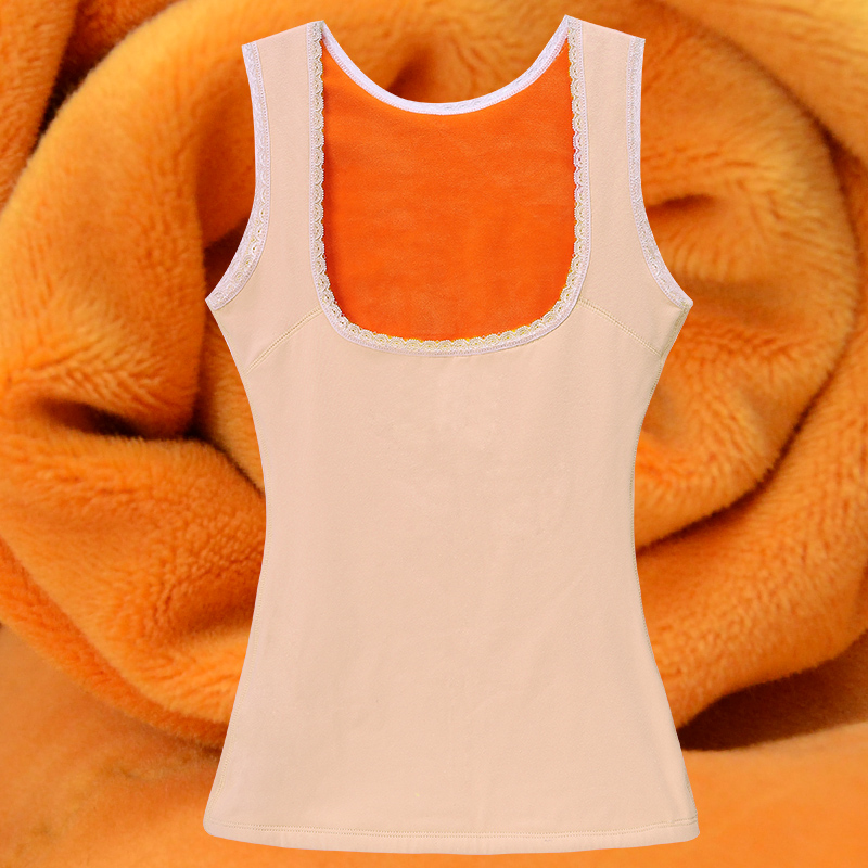Mùa đông phụ nữ cotton ấm vest dày cộng với nhung mặc áo ngực toping áo sơ mi bó sát kích thước lớn đồ lót vest áo thu đông nam nữ