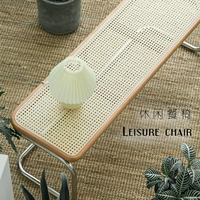 INS Rattan Shoe Stool Retro и древний дверной стул в северная европейская минималистская спальня сплошной древесина стул