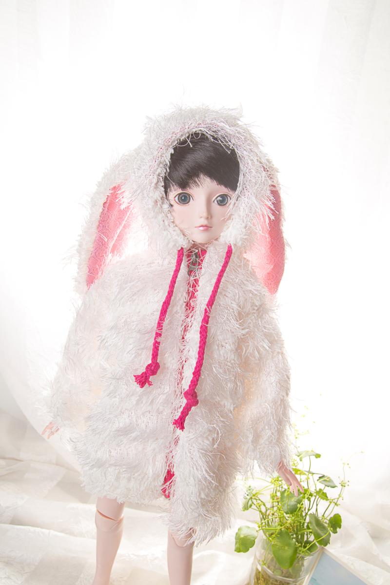 4 điểm và 3 điểm BJD.SD.DD búp bê quần áo 1 3 Ye Luoli quần áo phụ kiện sang trọng rabbit coat chỉ cho quần áo trẻ em búp bê barbie nấu ăn