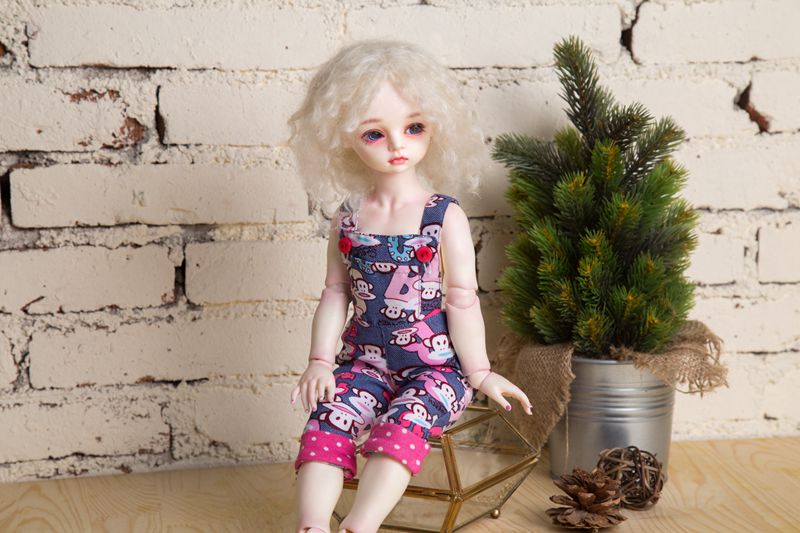Quần áo búp bê 4 điểm BJD.SD.DD 1/4 quần áo trẻ em khổng lồ phụ kiện quần áo trẻ em quần yếm tại chỗ quần áo trẻ em thế giới quà tặng