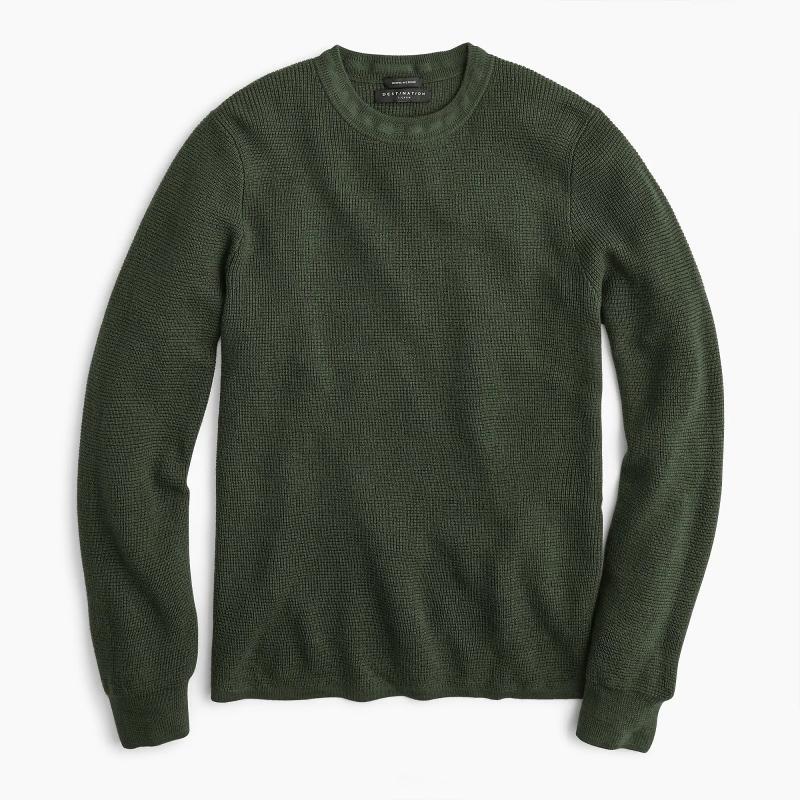 Main Line Spring and Autumn Collection: J.Crew Vintage Jcrew Men's Slim-Fit Merino Wool Crew Neck Knit Sweater