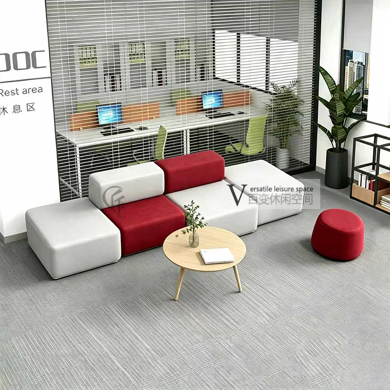 Simple Modular Sofa Set for Company Rest Areas, Exhibitions, Business Receptions, and Waiting Areas of Educational and Training Institutions Simple Modular Sofa Set for Company Rest Areas, Exhibitions, Business Receptions, and Waiting Areas of Educational and Training Institutions