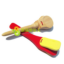  New store special offer Orff percussion early education teaching aids castanets Color primary color jujube wood castanets