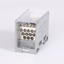 JTS2 multi-purpose terminal rail type terminal block high current wire branch box 12 out 4-10 Square