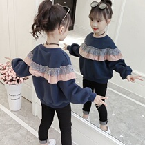 Girls Spring and Autumn Delivery Cotton Winter Clothing New Yellow Leisure Childrens Fashion Girls Upper Tide