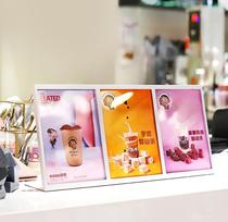 Bar conjoined stainless steel table card three consecutive bar second restaurant milk tea shop durable burger shop anti-wear price