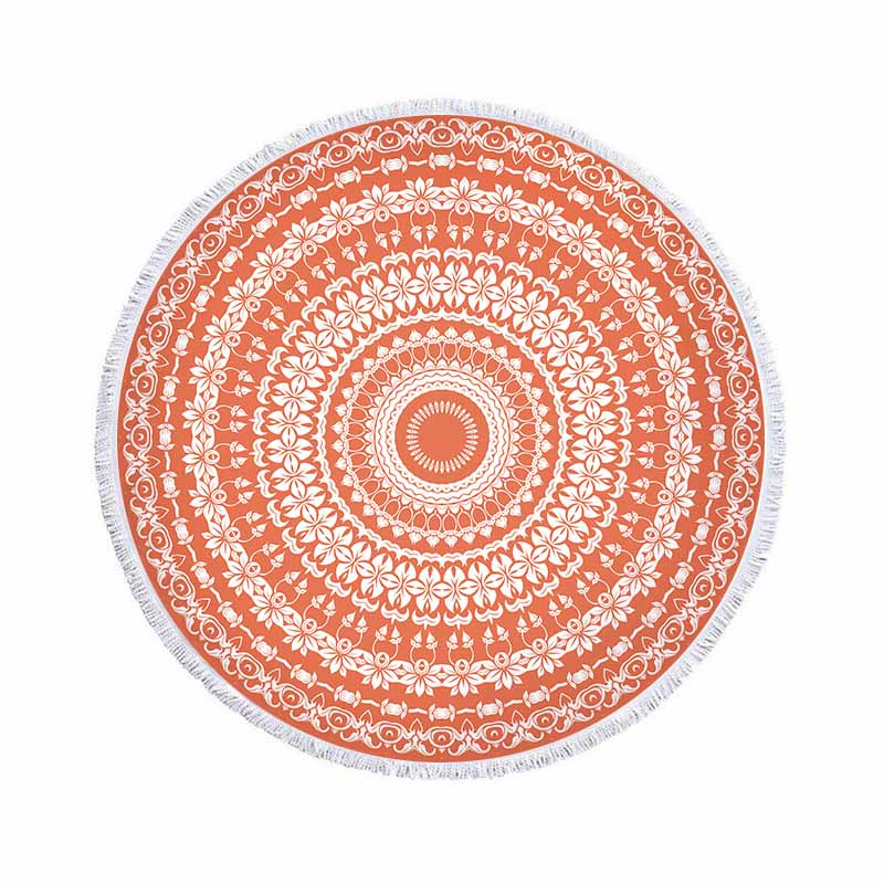 Màu sắc đậm đà của mandala tấm thảm microfiber tua rua thấm nước khăn lớn ngoài trời khăn tắm biển - Tapestry tham treo tuong