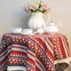Bohemian gió bông bàn ăn nhà khăn trải bàn vải che bàn cà phê vải quốc gia làm bằng tay DIY vải bàn - Khăn trải bàn