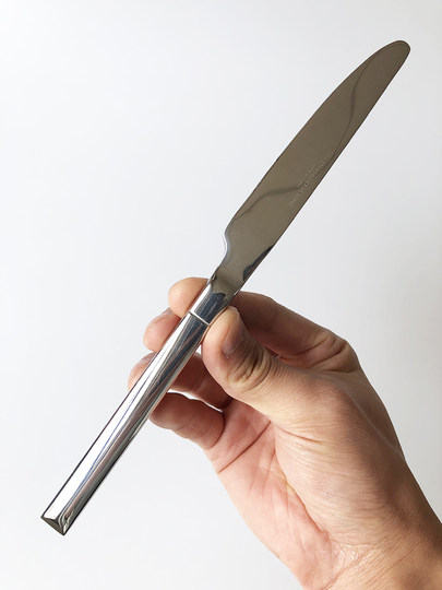 XMAN+ stocks Western knife, fork and spoon set 304 stainless steel high-end three-piece set household steak tableware with slight defects