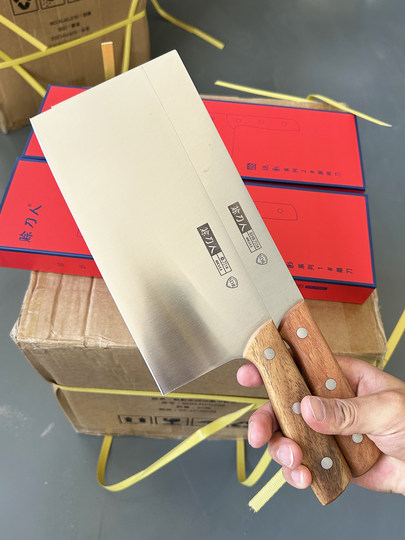 XMAN+ stock slicing knives, household kitchen knives, vegetable cleavers, 4 chromium stainless steel mulberry knives, only 1,300 pieces