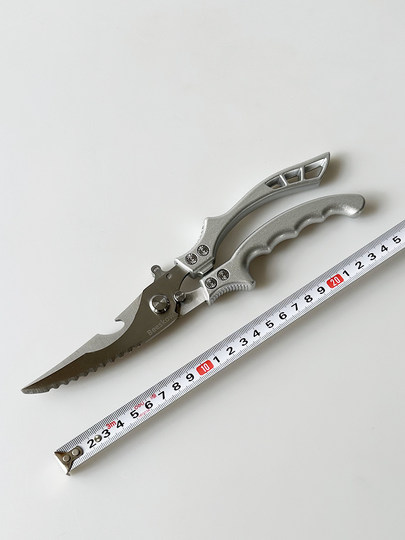 XMAN+ stock barbecue scissors, household kitchen chicken bone scissors, commercial alloy strong scissors, foreign trade final order