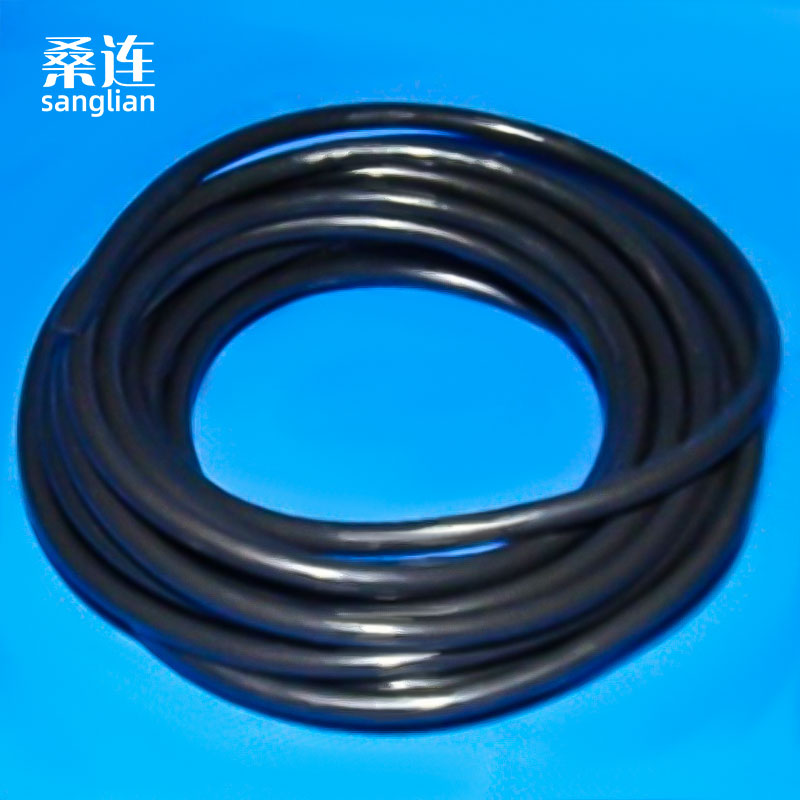 黑色化工塑料管耐腐蚀管化工管道空气管半硬管 微型UV管内径3毫米