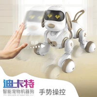 Thông minh điều khiển từ xa con chó robot Decathlet câu đố đi kèm học hát và nhảy điện 1-3-6 đồ chơi nam và nữ đồ chơi thông minh cho bé