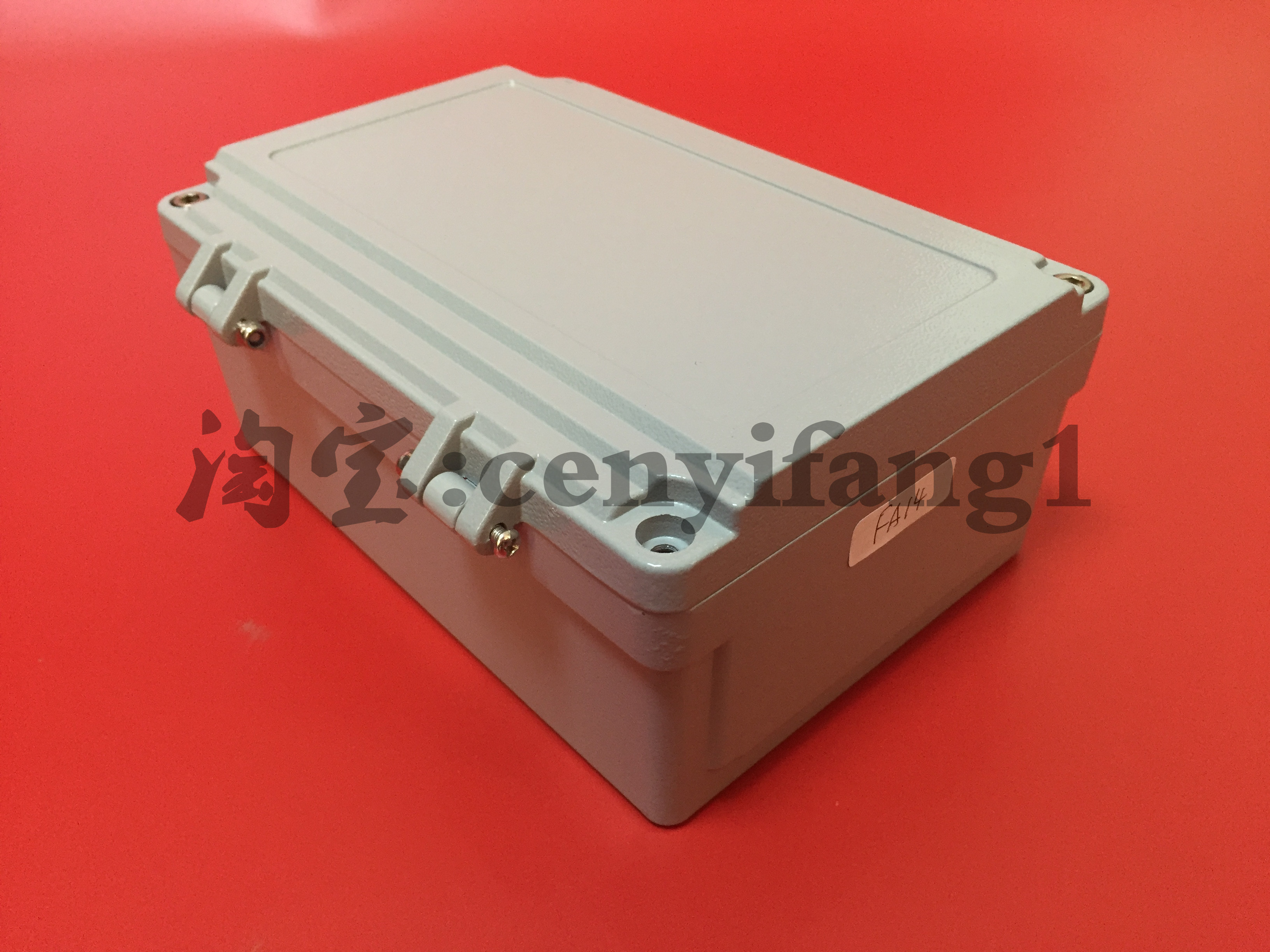 Aluminum die-cast outdoor waterproof box Metal terminal box Clamshell mobile power supply FA-14 type:220*155*95