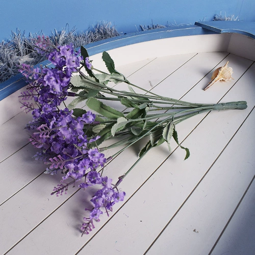 Лавандовая фальшивая цветочная фальшивая трава романтика Прованс имитировал высушенные цветы