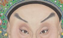 Qing_Shen Rongpu_Tongguang Thirteen Er electronic manuscript meticulous painting Figure White drawing bottom manuscript Chinese painting Figure figure