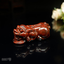 Guilin Chicken Blood Jade brave play monk lucky brave Bloodstone feng shui transport townhouse year 8887