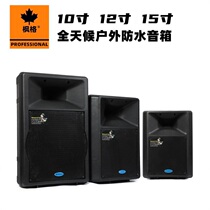 10 12 single 15 inch all-weather outdoor waterproof speaker Square music fountain Amusement park stage audio