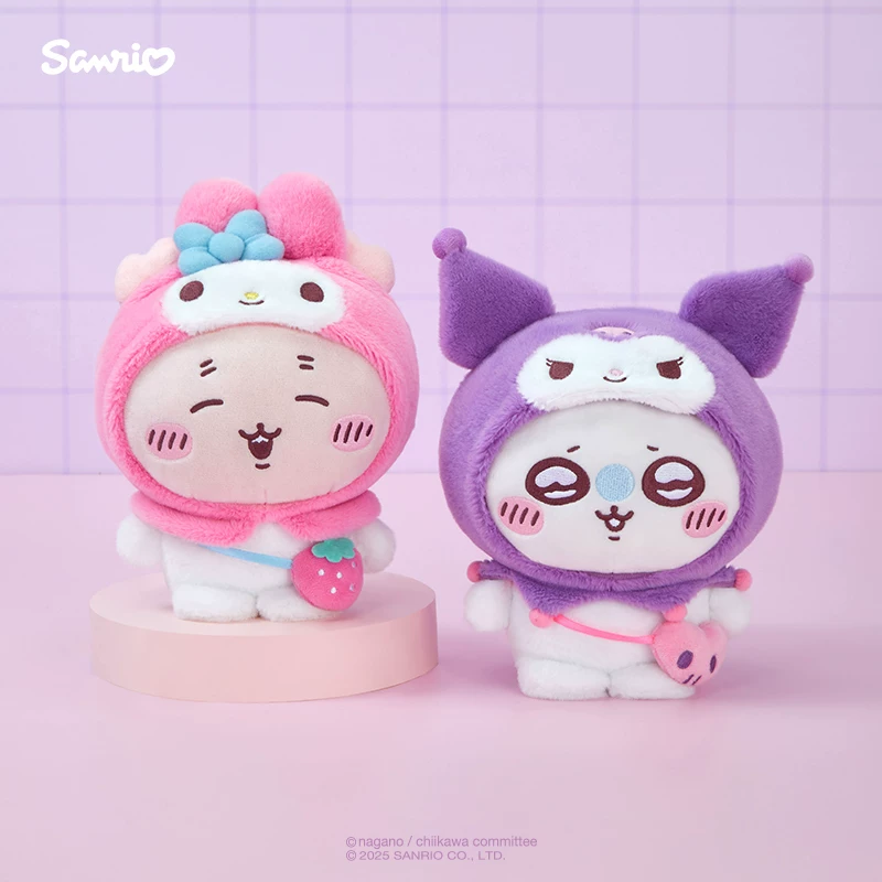 【Импорт】Sanrio Sanrio Chiikawa ко-брендированная серия Pudding Dog Merlot кукла на день рождения подарок