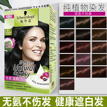 Swaracol Yiran Bubble pure plant black hair dye Dye your own hair at home to cover white hair Natural baking cream