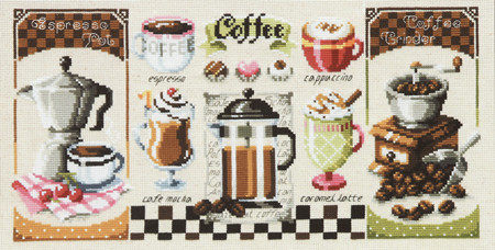 (Cat Cat Embroidery Workshop) R Line self-supporting pieces-SODA SO-G26 COFFEE BREAK