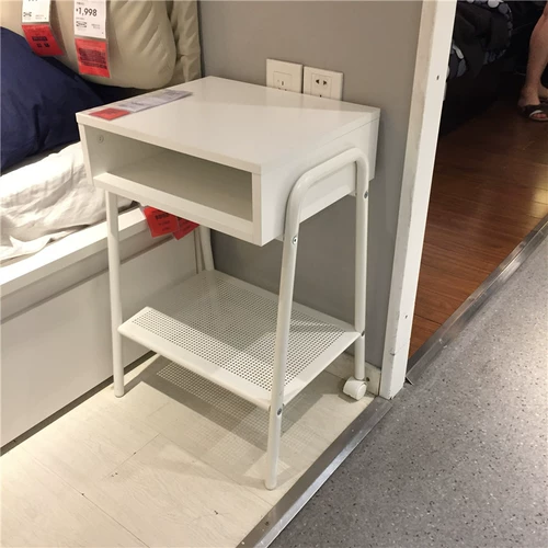 Шэньчжэнь Гуанчжоу Икеа, покупая прикроватную столик Ческуга, белый!IKEA Внутренняя покупка