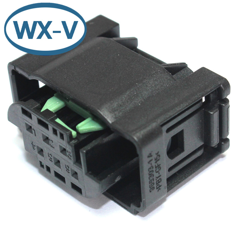 1-967616-1 domestically made 6-hole mother jacket waterproof male car harness butt plastic shell plug car wire