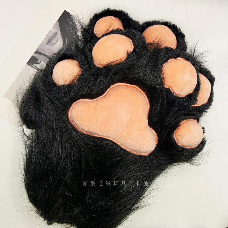 furry福瑞/兽装 二次元漫展可爱猫爪兽装手套肉垫发声cosplay兽爪成品fursuit爪子