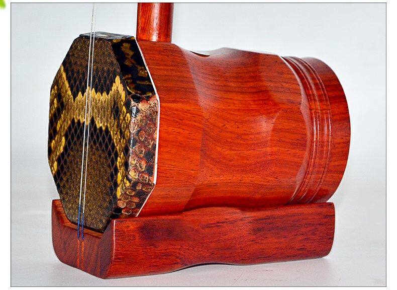 プロ仕様のアルト型ローズウッド製中胡（中国の弓奏弦楽器の一種）。蘇州中胡楽器メーカーは直販を行い、初心者向けに無料のプロ用アクセサリーを提供しています。