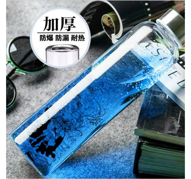 Miễn phí vận chuyển trên khắp thế giới Remlam Kính cường lực carafe anime cốc nước anime xung quanh cốc thể dục - Game Nhân vật liên quan