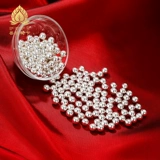 Серебряные бусины без отверстий, редкие бусины, золото, световые бусы, статуи Будды, бутылки с сокровищами, маленькие золотые бусины, круглые бусы