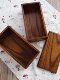 Camphor Leaf Wooden Lunch Box Square Two-Layer Portable Lunch Box Solid Wood Sushi Box Rectangular Double-Layer Environmentally Friendly Tableware