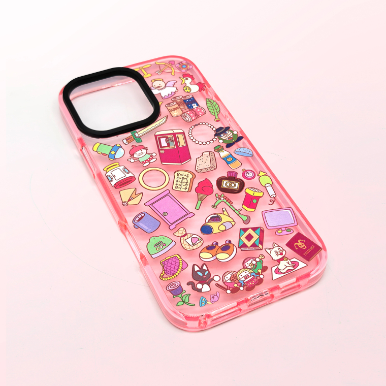 Cartoon Illustration 17/16 Pro Max For Girls iPhone Case