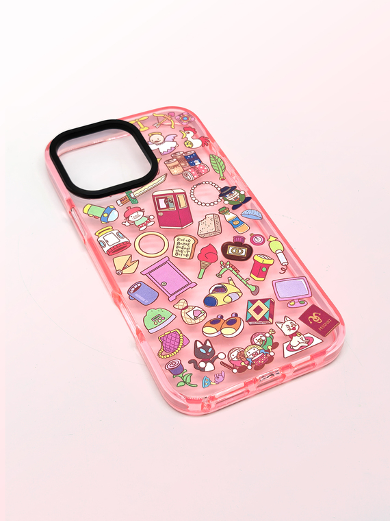 Cartoon Illustration 17/16 Pro Max For Girls iPhone Case