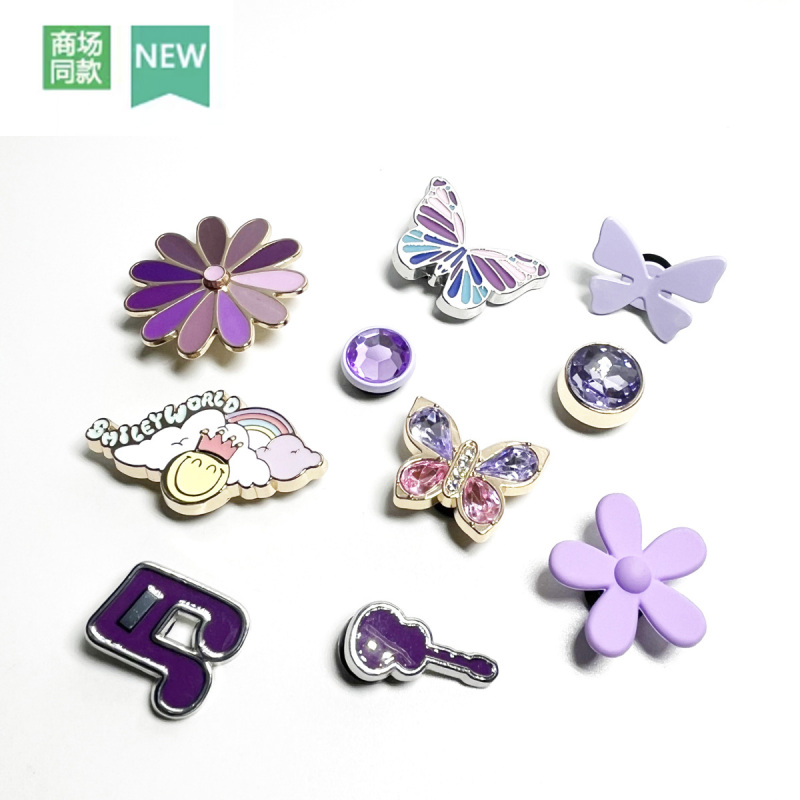 Crocs Shoe Charms Metal Shoe Clips Compatible with Crocs Shoe Decorations DIY Fashionable Fun Flower Accessories Crocs Shoe Charms Metal Shoe Clips Compatible with Crocs Shoe Decorations DIY Fashionable Fun Flower Accessories