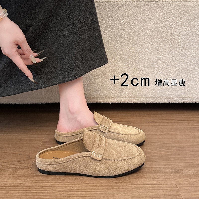 Retro Flat-Soled Birkenstock Half-Slippers for Women, 2026 Autum New Style Slip-On Lazy Loafers and Mules
