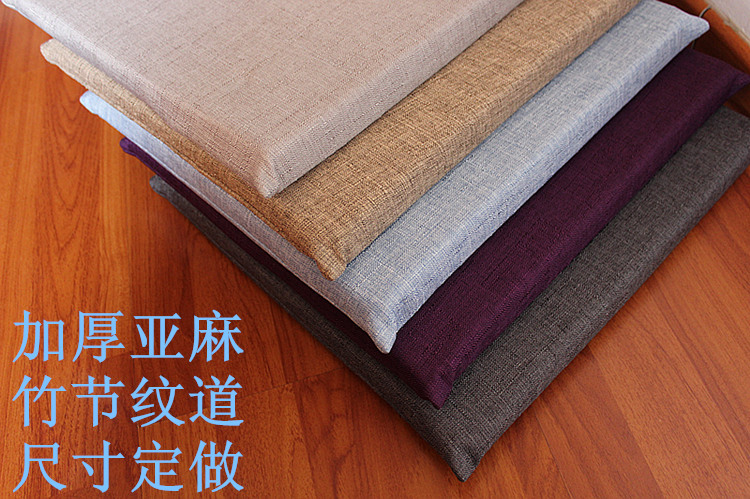 [Đặc biệt hàng ngày] vải lanh bọc đệm dày ấm sinh viên đệm ghế sofa đệm dài băng ghế tùy chỉnh mẫu đệm ghế sofa gỗ đẹp