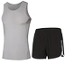 Bộ đồ thể thao nam Chạy hè giản dị thoáng khí vest ngắn bó sát tập luyện buổi sáng chạy gym Thể thao sau