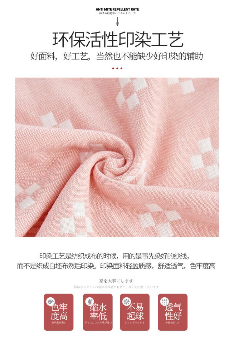 Jie Li Ya khăn gối cao cấp cotton dày một cặp khăn gối 100% cotton mùa đơn khăn gối đôi dành cho người lớn vỏ gối vuông
