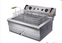 Electric fryer fryer Commercial French fries fritter Timing temperature control single cylinder 20L large capacity fryer