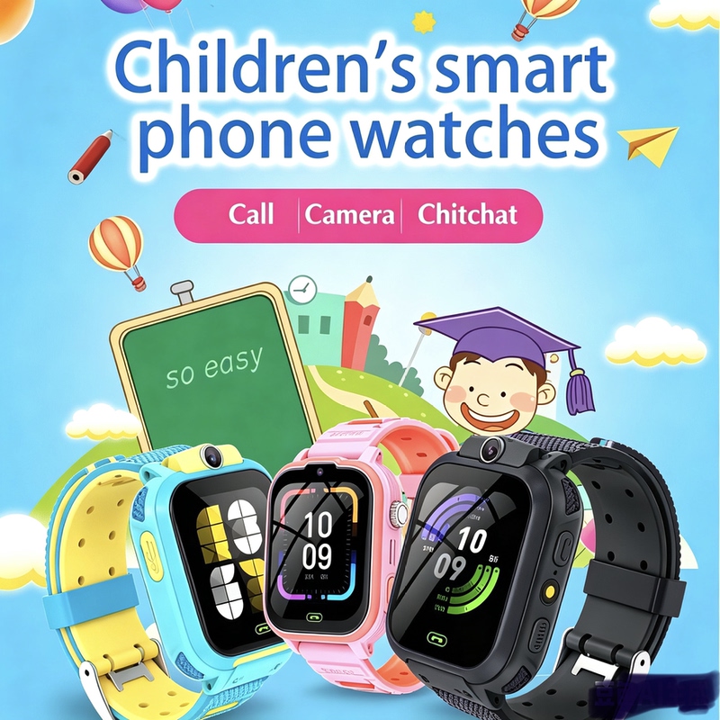 Kids Smart Watch Q12/15/16 Children's Smart Phone Watch Is Waterproof and Not Suitable for Domestic Use in English-Speaking Countries