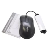 Fujitsu 10 Key 2000 DPI Office Learning Game Notebook Wired Mouse MA960U