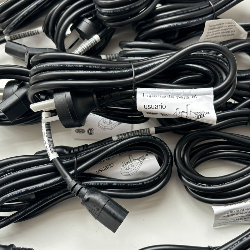 Hp 401328-001 Power Cord, National Standard Server Power Cord, Three-Prong Plug, Three-Hole, 1.0 Copper Core