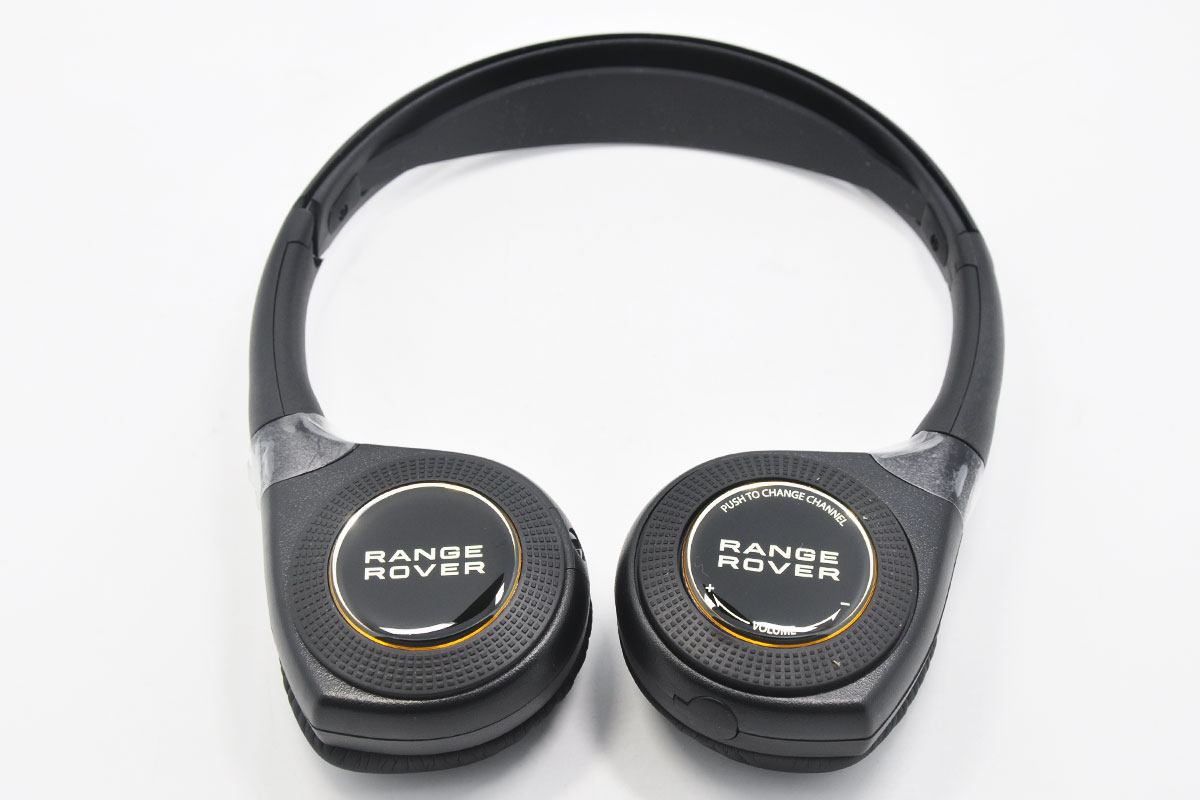 Original dress Land Rover Range Rover Rear Headrest DVD Display Entertainment Infrared Headphones-Return to bear shipping costs