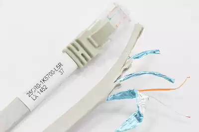 Qingzhou Xiaobiong original noodle flat net route cat6 high speed seven types of pure copper Gigabit shielded RJ45 network route