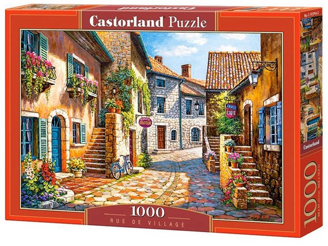 Castorland European imported adult puzzle 1000 pieces beautiful town educational toys